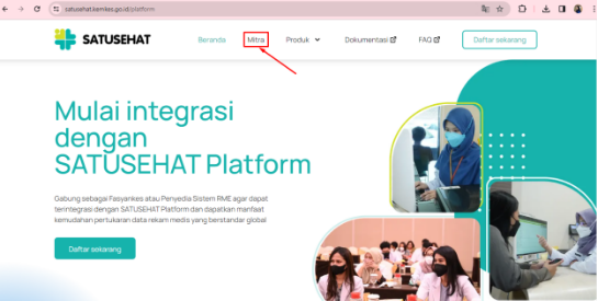 website satusehat kemenkes