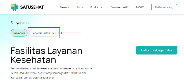 Vendor Penyedia RME terintegrasi dengan SATUSEHAT