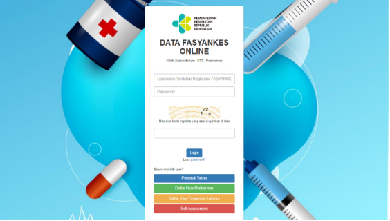 Login Data Fasyankes Online (DFO)