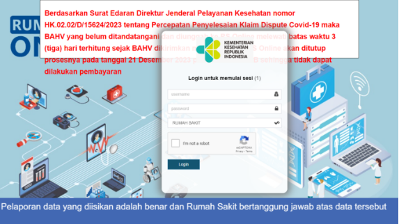 Daftar Data Fasyankes Online (DFO)