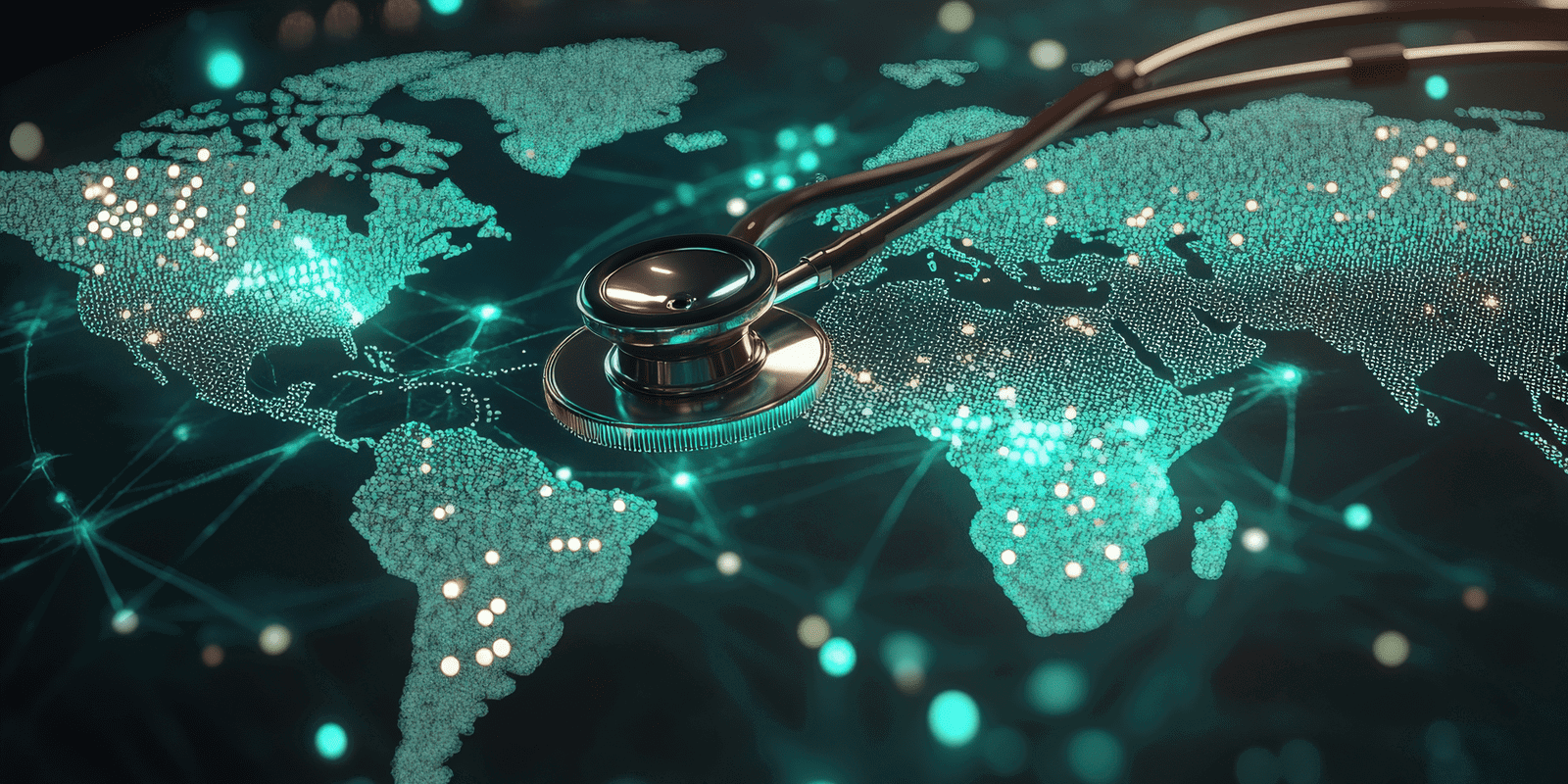 tenaga kesehatan di klinik dengan sistem digital