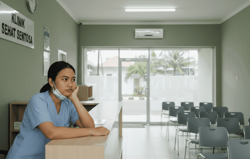 Pelayanan klinik modern dengan sistem rekam medis elektronik