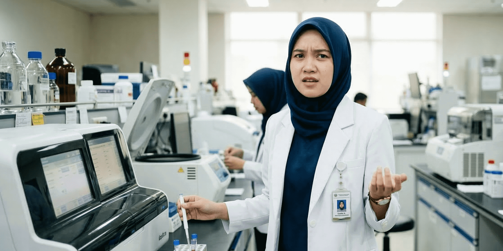 Ilustrasi sistem informasi laboratorium LIS dan LIMS