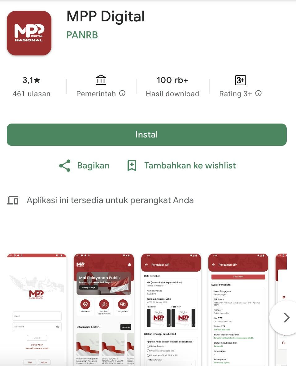 Unduh aplikasi MPP Digital
